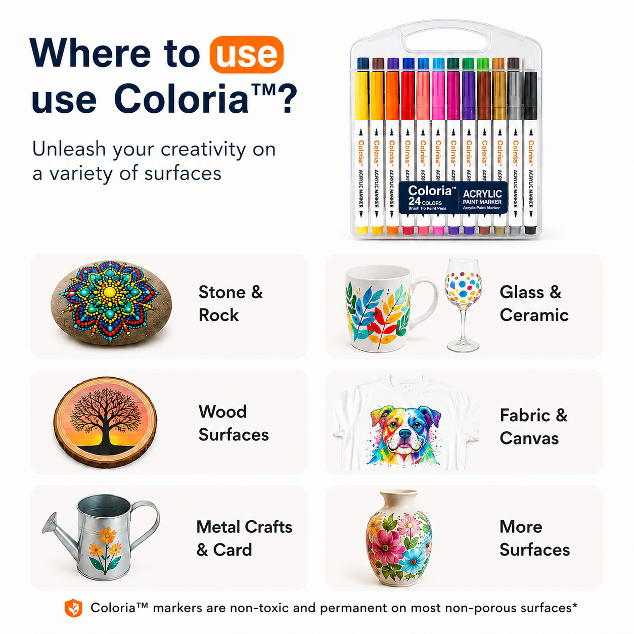 Coloria™ Acrylic Paint Markers