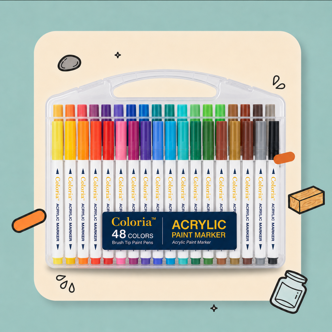 Coloria™ Acrylic Paint Markers