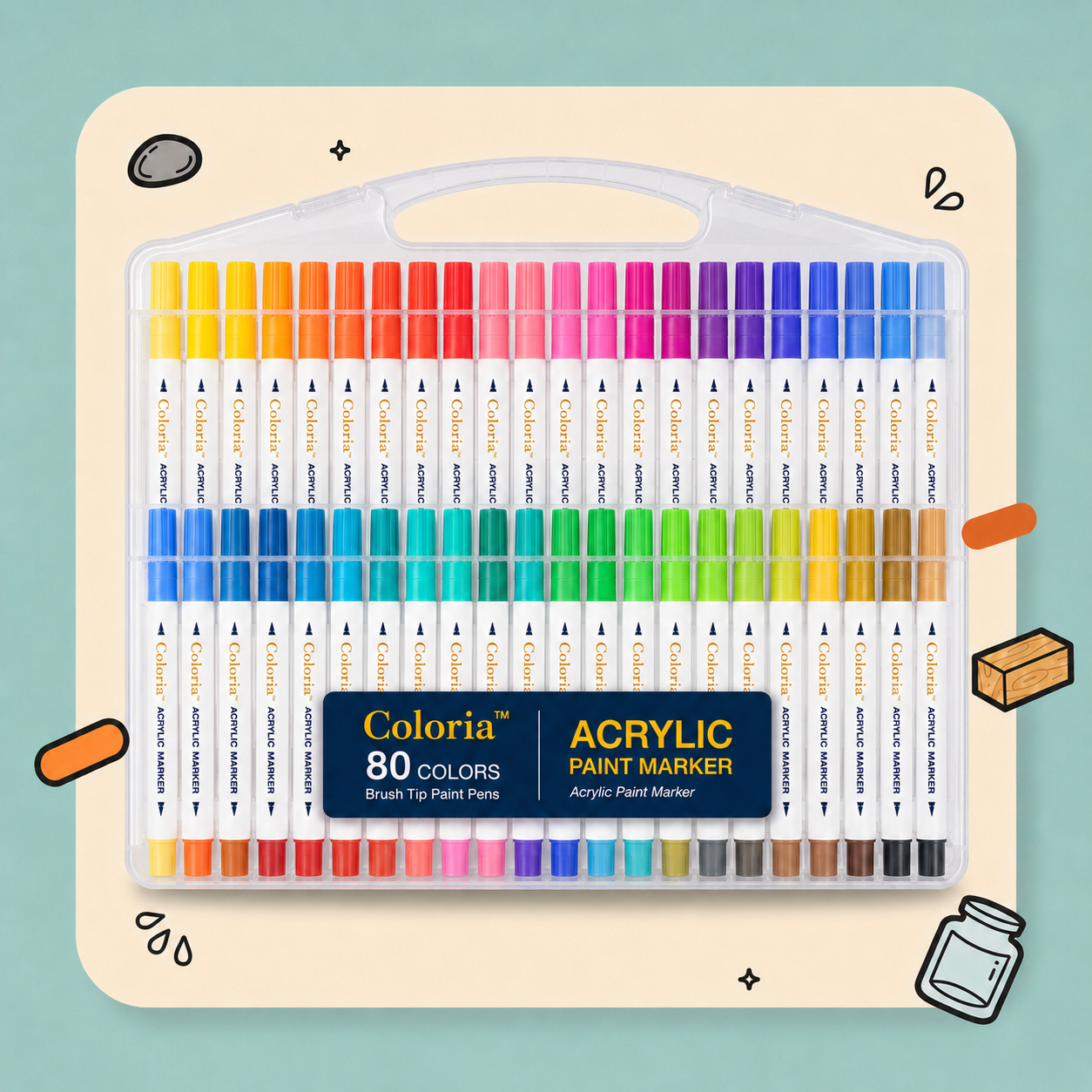 Coloria™ Acrylic Paint Markers