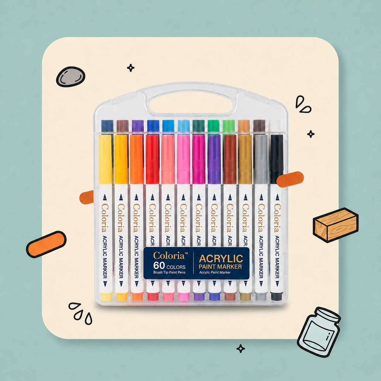 Coloria™ Acrylic Paint Markers