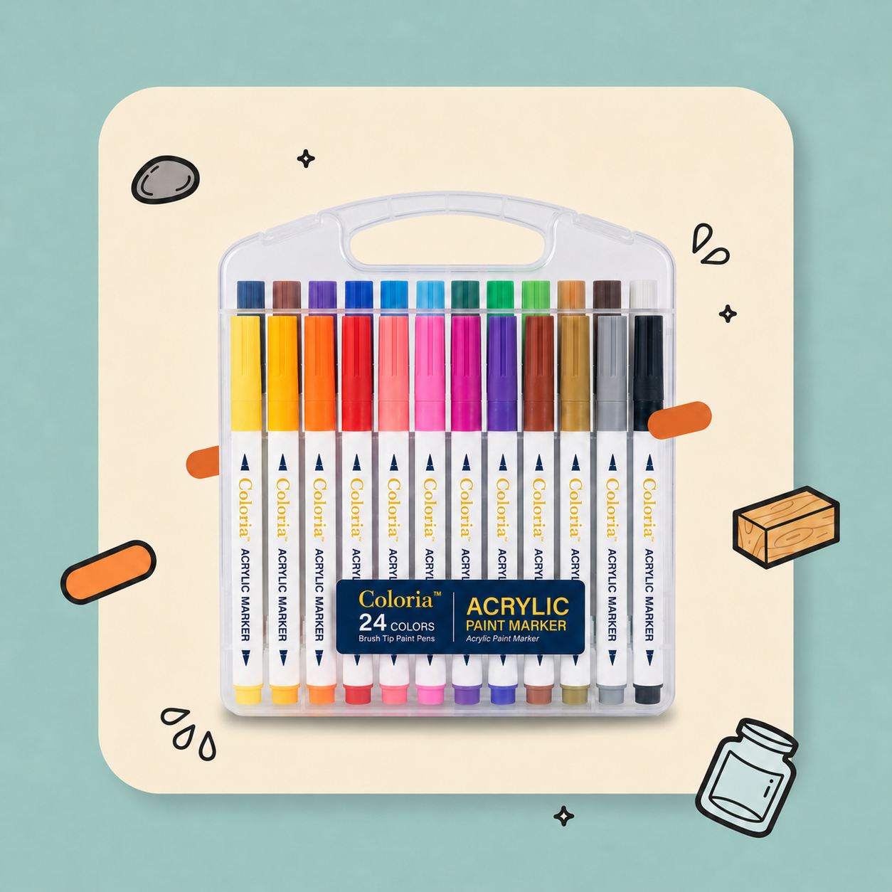 Coloria™ Acrylic Paint Markers