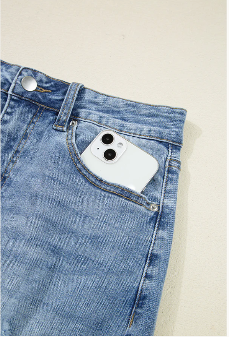 Westelle™ Denim Midi Skirt